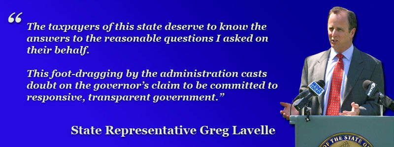 The taxpayers of this state deserve to know the answers to the reasonable questions I asked on their behalf.  